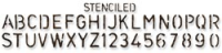 Sizzix Sizzlits Decorative Strip Die - Tim Holtz Stenciled Alpha