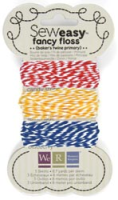 Sew Easy Fancy Floss Bakers Twine - Primary