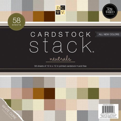 Neutrals Cardstock Stack 12 x 12