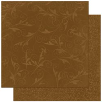 Textured Cardstock Flourish - Chocolate