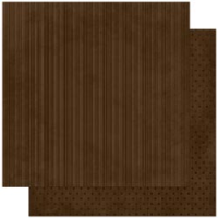 Textured Cardstock Stripes -Coffee