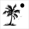 Schablone Palm Tree 12"x12"