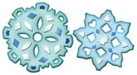 Cutting & Embossing Dies 4"X2" Paper Cut Snowflakes