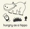 Mini Clear Stamp - Hungry as a Hippo