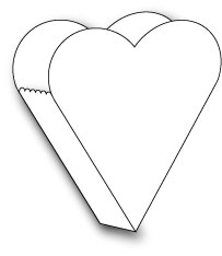 Stanzschablone Precious Heart Box