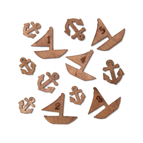 Wood Veneer - Boats & Anchors