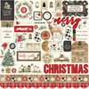 Christmas Cardstock Stickers 12"X12" - Elements