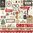 Christmas Cardstock Stickers 12"X12" - Elements