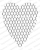 Cling - Chicken Wire Heart