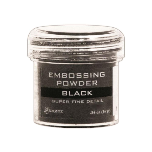 Embossingpulver Super Fine Black