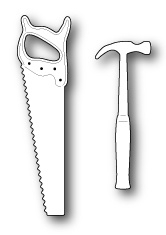 Stanzschablone Hammer and Saw