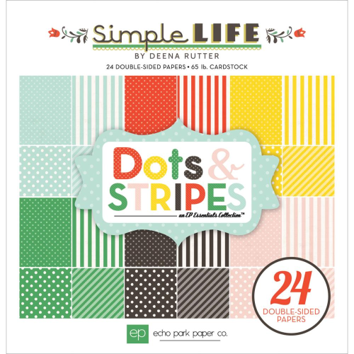 Simple Life Dots & Stripes Pad 6"X6"