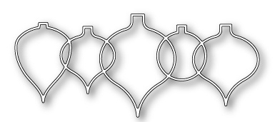 Stanzschablone Ornament Border Outline