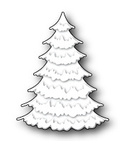 Stanzschablone Frosted Spruce Tree