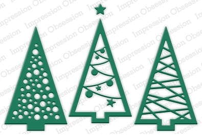 Stanzschablone Christmas Tree Cutout