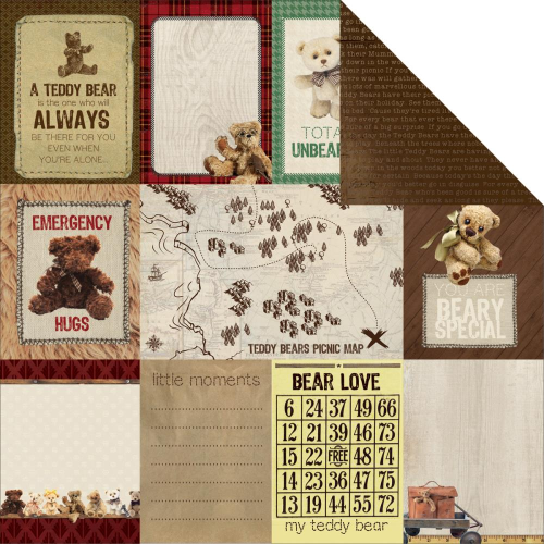 Papier Teddy Bear's Picnic - Bear Love