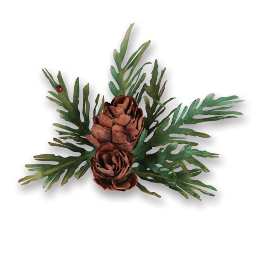 Sizzix Thinlits - White Pine Pinecones