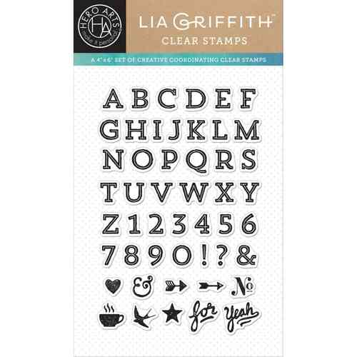 Clear - Lia Griffith Vaulted Letters