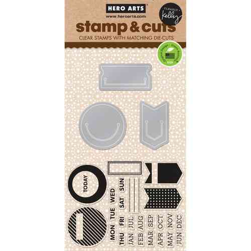 Kelly Purkey Stamp & Cut - Planner Clips