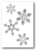 Stanzschablone Stitched Snowflake Cutouts