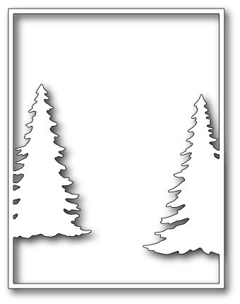Stanzschablone Cascade Evergreen Frame