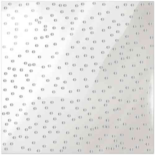 Clearly Posh Acetate Sheet - Confetti Dot with Silver Foil