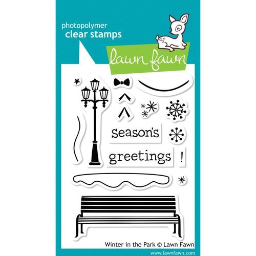 Clear Stamp - Winter In The Park