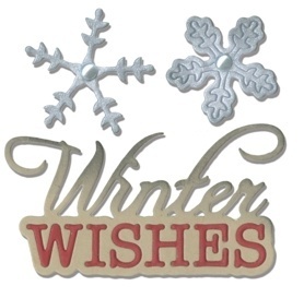 Sizzix Thinlits - Winter Wishes & Snowflakes