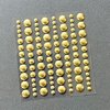Adhesive Enamel Dots Metallic Antique Gold Matte