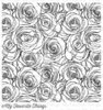 Cling Roses All Over Background