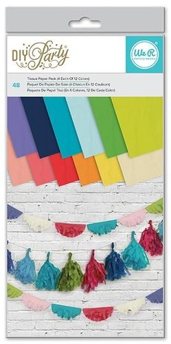 DIY Party Tissue Paper Pack 6"X12"