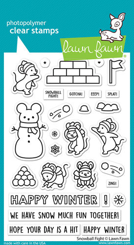 Clear Stamp - Snowball Fight