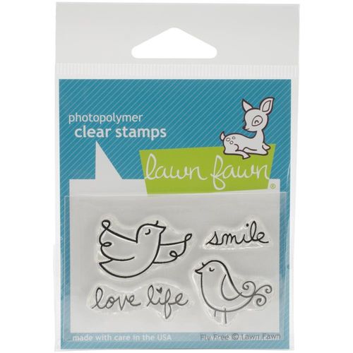Clear Stamp - Fly Free