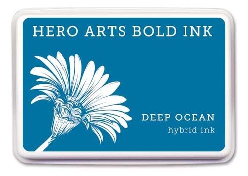 Hero Arts Hybrid-Stempelkissen Deep Ocean