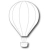Stanzschablone Grand Voyage Balloon