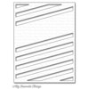 Stanzschablone - Diagonal Sentiment Strip Cover-Up