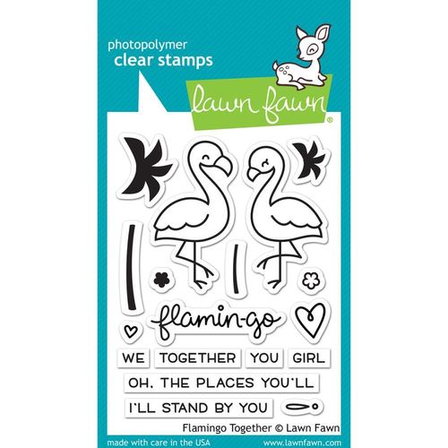 Clear Stamp - Flamingo Together
