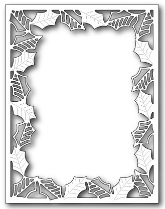 Stanzschablone Delicate Holly Frame