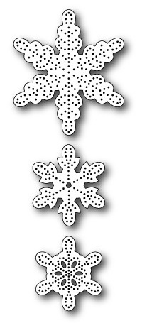 Stanzschablone Pinpoint Snowflakes