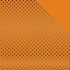 Foiled Dots & Stripes Cardstock - Orange/Black