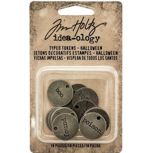 Idea-Ology Metal Typed Tokens