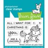 Clear Stamp - Winter Unicorn