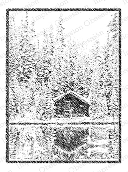 Cling - Snowy Cabin
