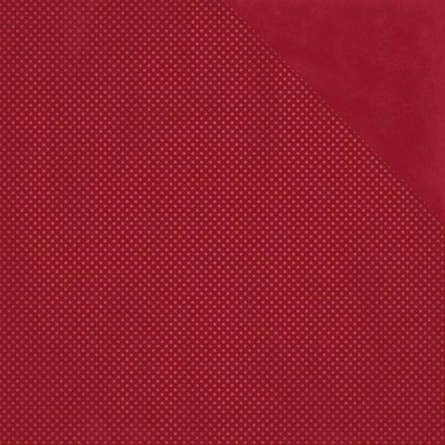 Textured Cardstock Double Dot - Cranberry