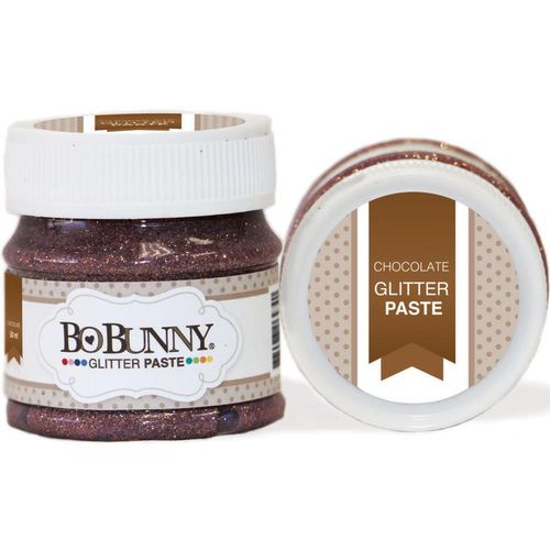 BoBunny Double Dot Glitter Paste Chocolate