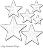 Stanzschablone - Stars Above