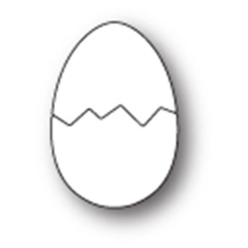 Stanzschablone Cracked Egg