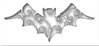 Stanzschablone Swirly Bat Cutout