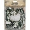 Idea-Ology Paper Dolls Die-Cuts - Vintage Black & White