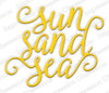 Stanzschablone Sun Sand Sea